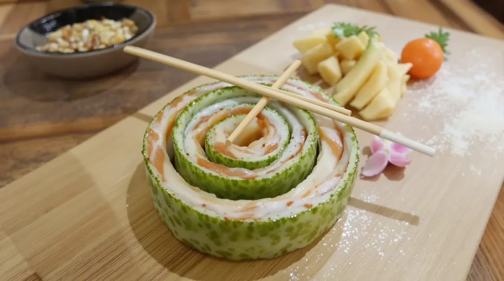 Depuis que j'ai découvert cette astuce avec un concombre et un cure-dent, je ne commande plus jamais de plateau japonais pour l'apéro